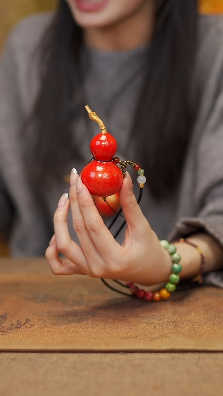 【闪购商品】455宴禾堂大漆脖挂葫芦68