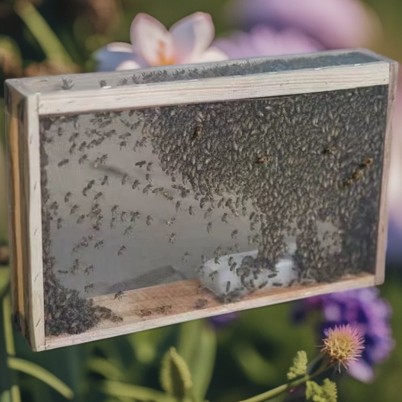 中蜂 无王合群专用活木框打包