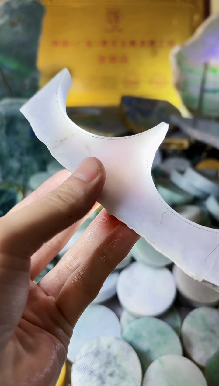 【闪购商品】翡翠颈饰未镶嵌A货吴玉2117