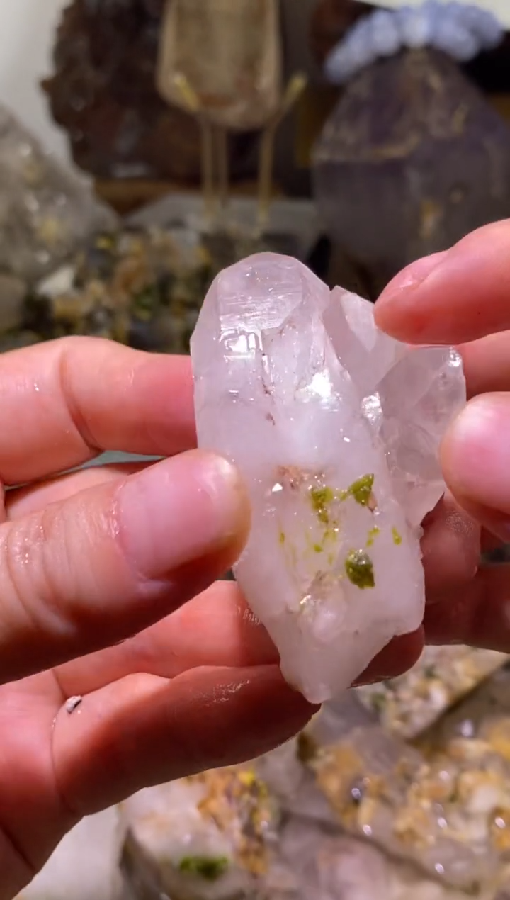 未镶嵌珠宝半成品水晶18号四川超七花园水晶