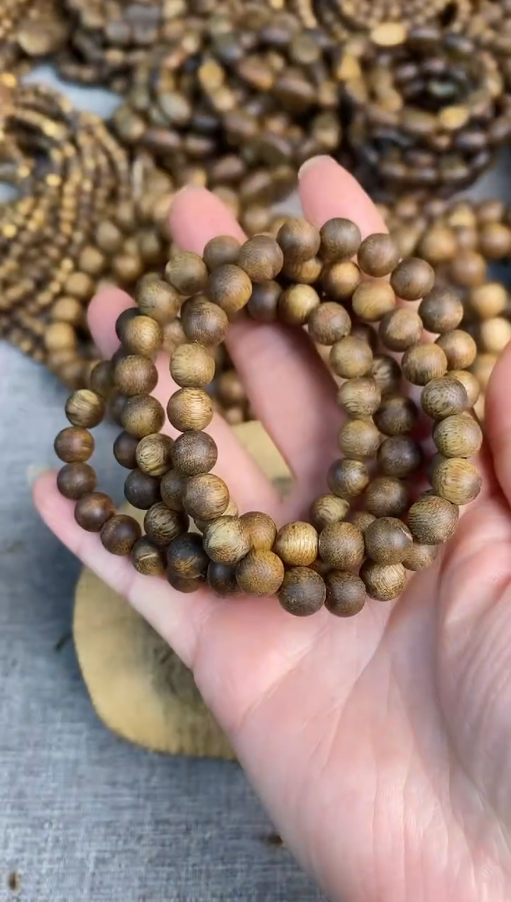 【闪购商品】沉香手串08圆珠单圈棋楠手串多样性发一