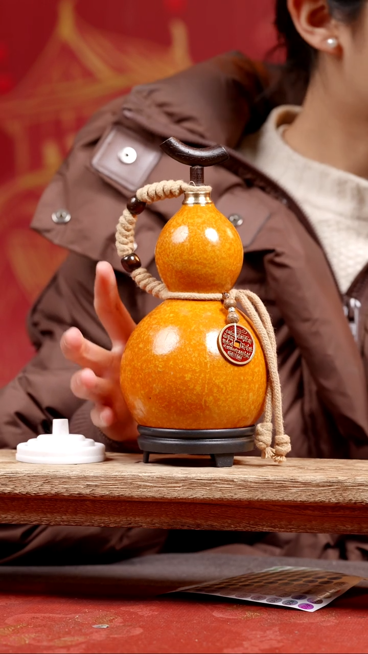 406号纯手工制作天然大漆真葫芦