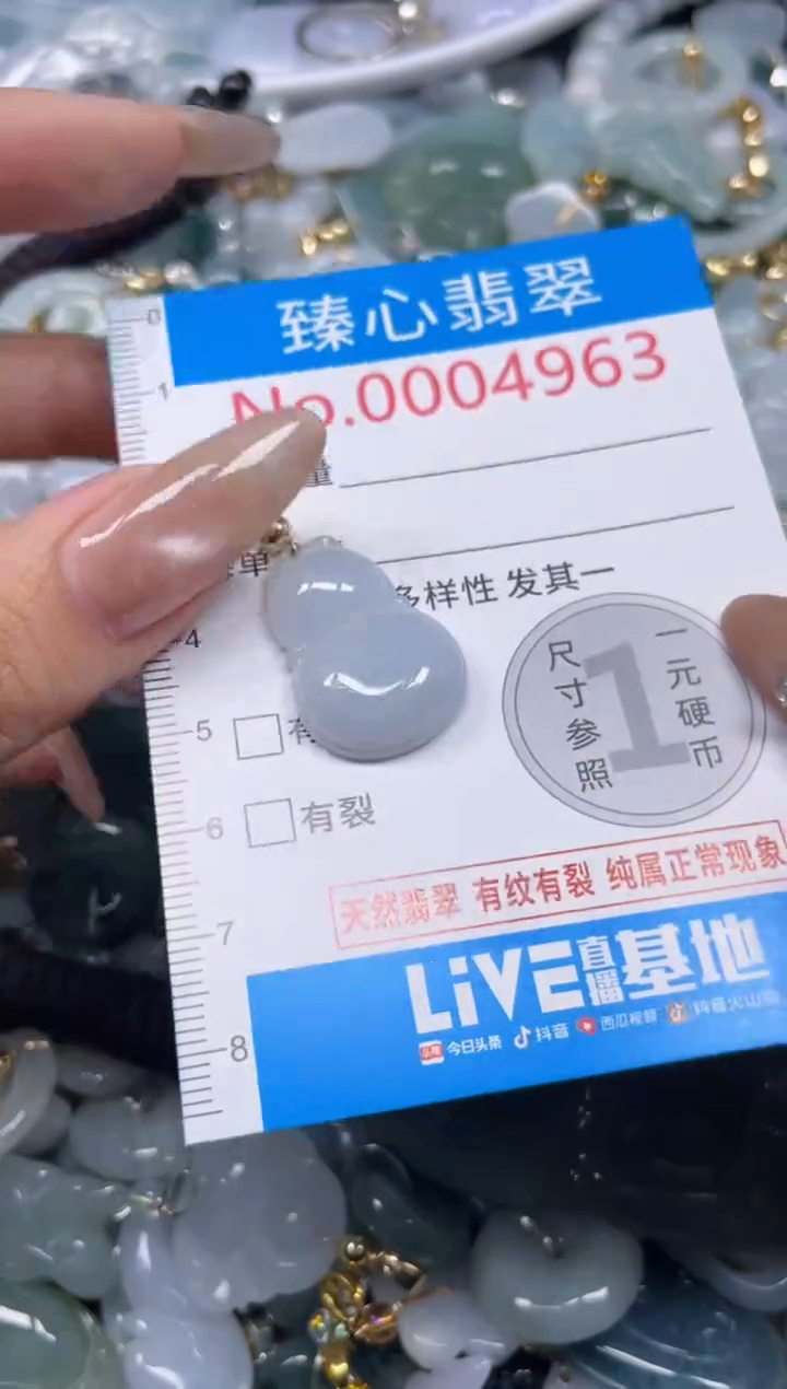 颈饰未镶嵌翡翠4963