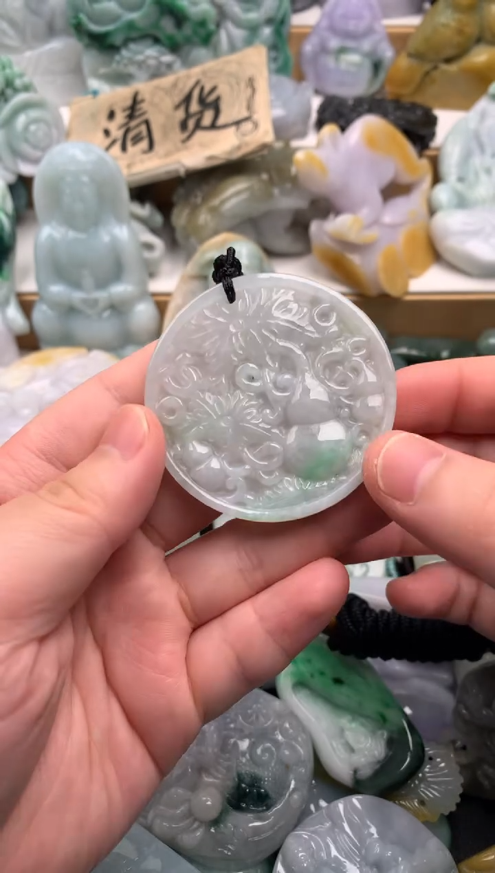 吊坠(不含链)未镶嵌翡翠1