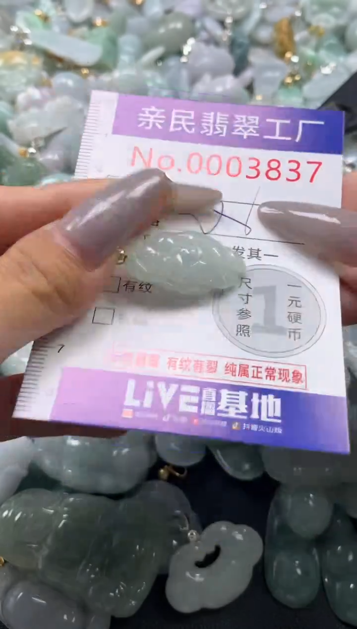 颈饰未镶嵌翡翠3837