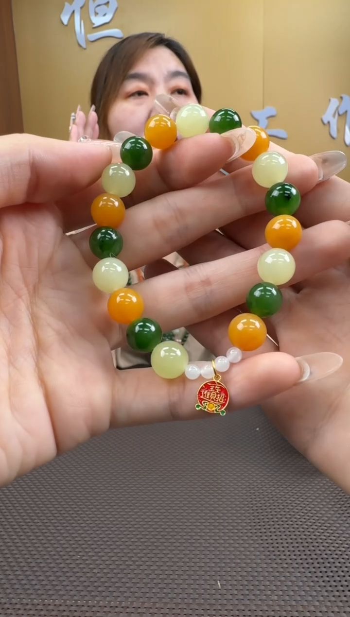 【闪购商品】和田玉手串未镶嵌9-10mm