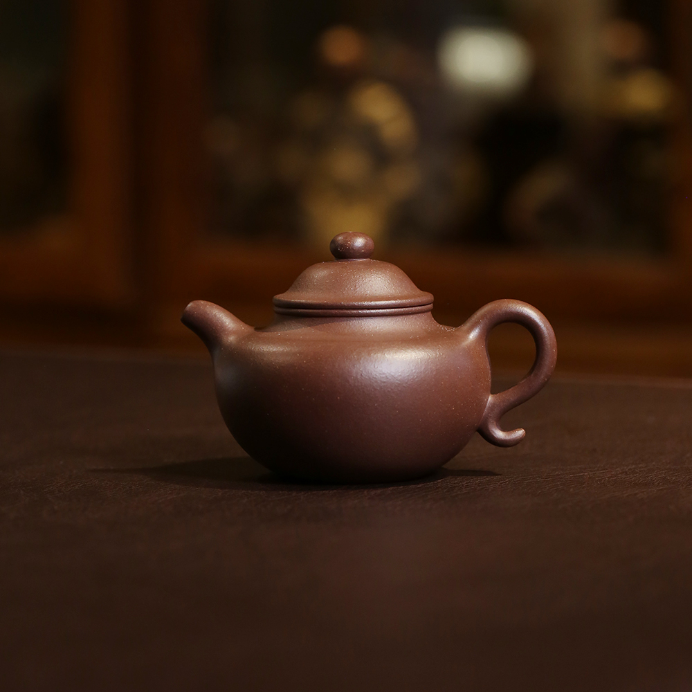 自用推荐 《莲子》毛高高徒 纯手工 紫泥 180cc 茶壶