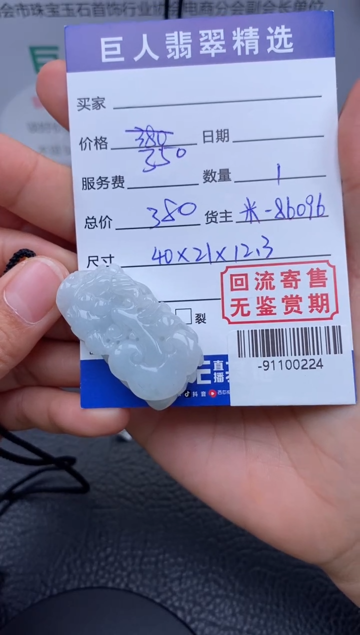 【闪购商品】翡翠颈饰未镶嵌多人-91100224