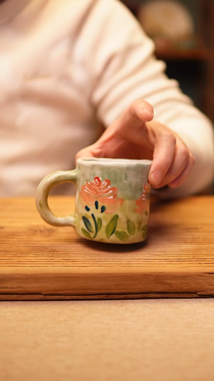 【闪购商品】@@陶园瓷舍@@纯手工手绘@高温釉下彩