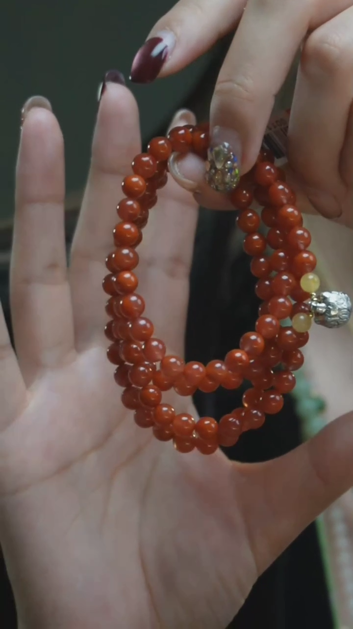 【闪购商品】南红玛瑙多圈未镶嵌H38