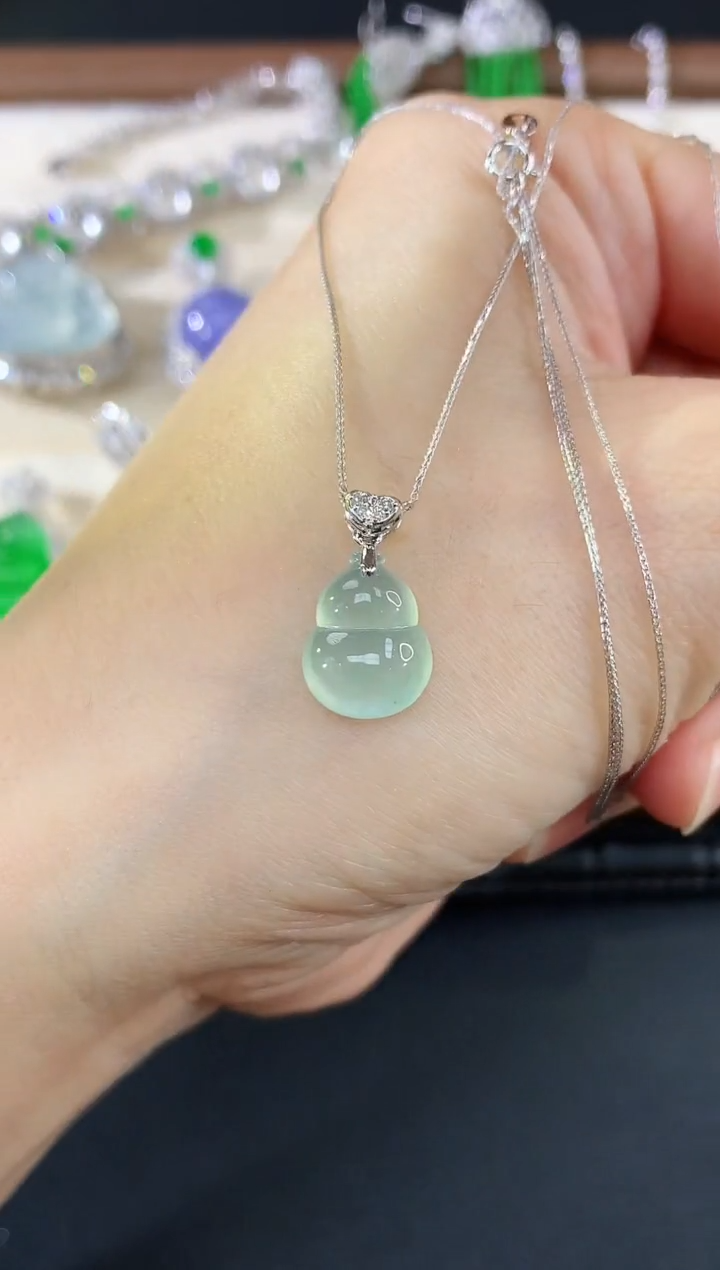 套链18K金镶嵌翡翠143|2800