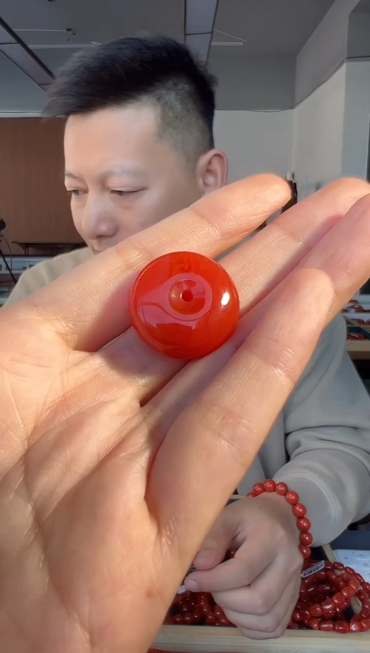 未镶嵌手链南红玛瑙A26南红平安扣雕刻件