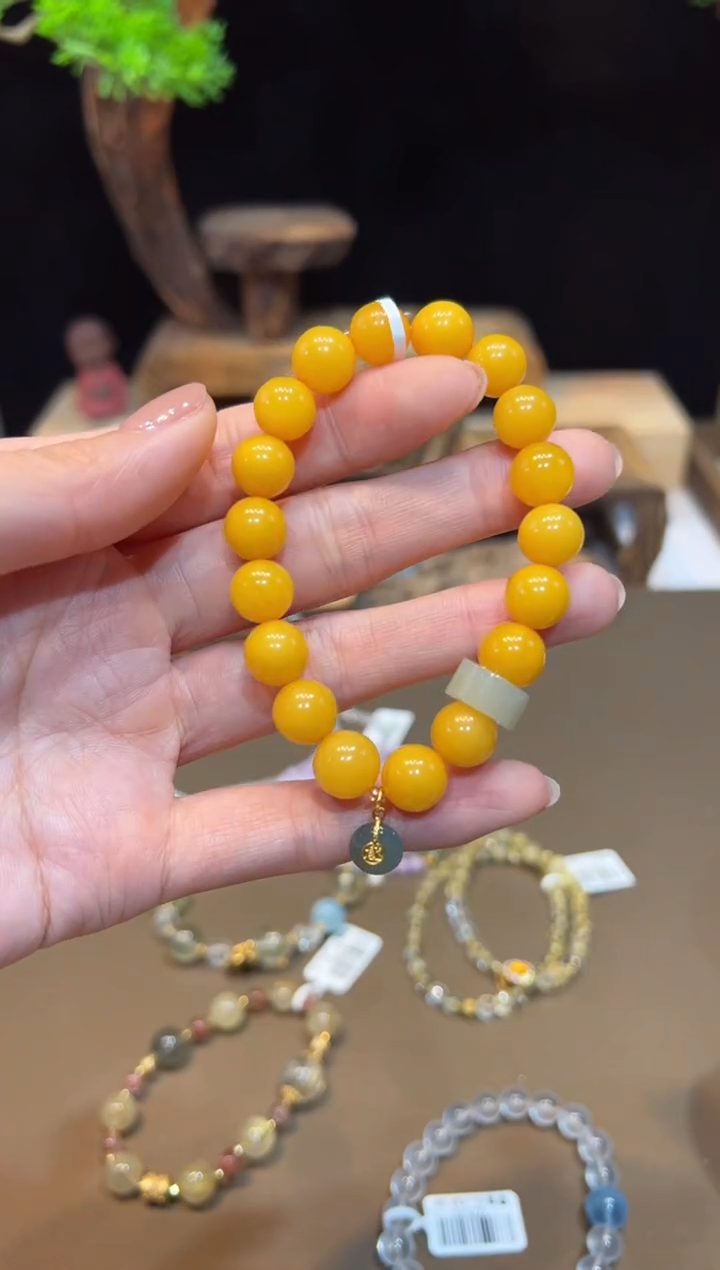 手饰琥珀未镶嵌手饰@@E6872