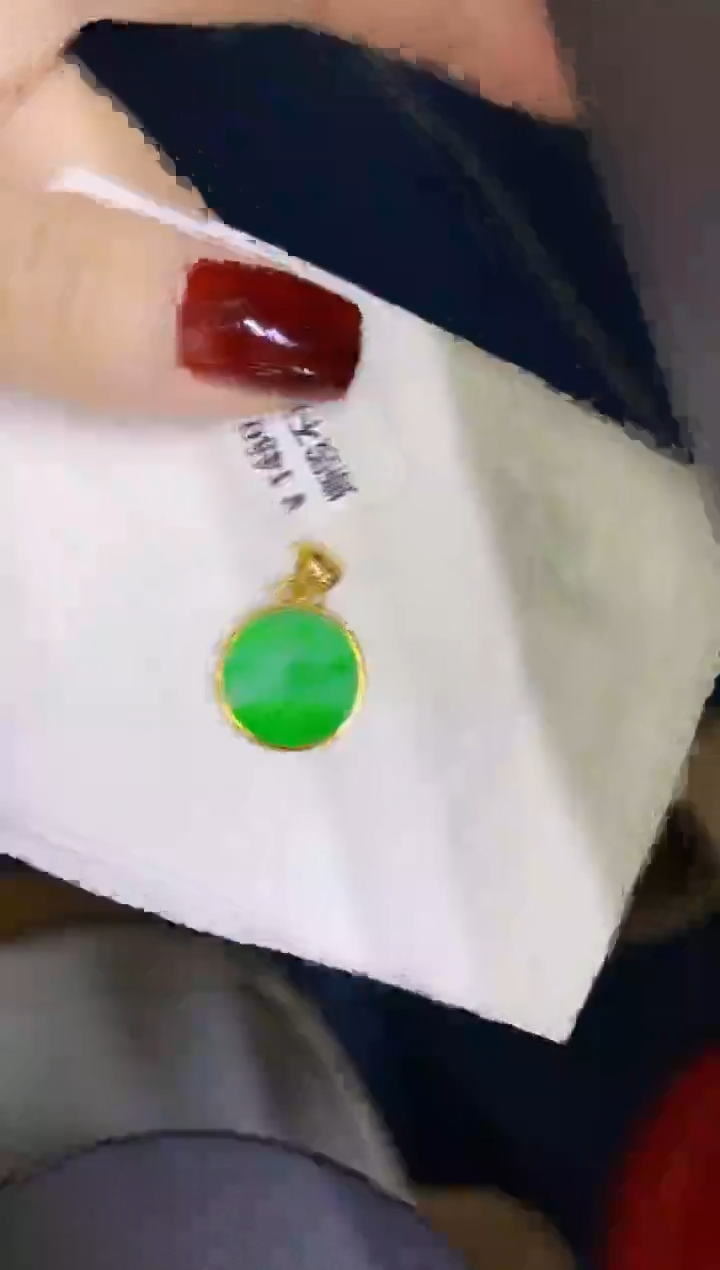 颈饰未镶嵌翡翠缅甸天然翡翠A货