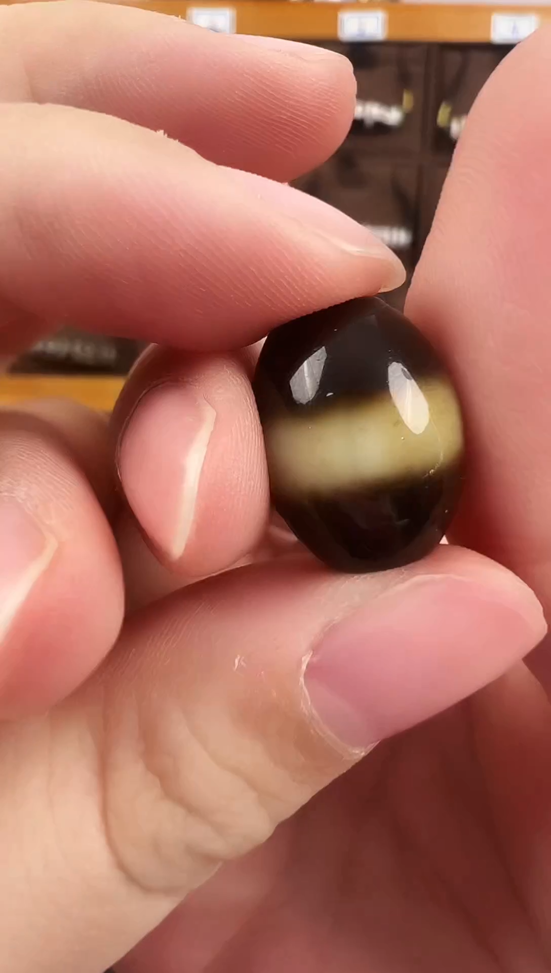 玛瑙/玉髓（覆膜）颈饰未镶嵌77.（微瑕）