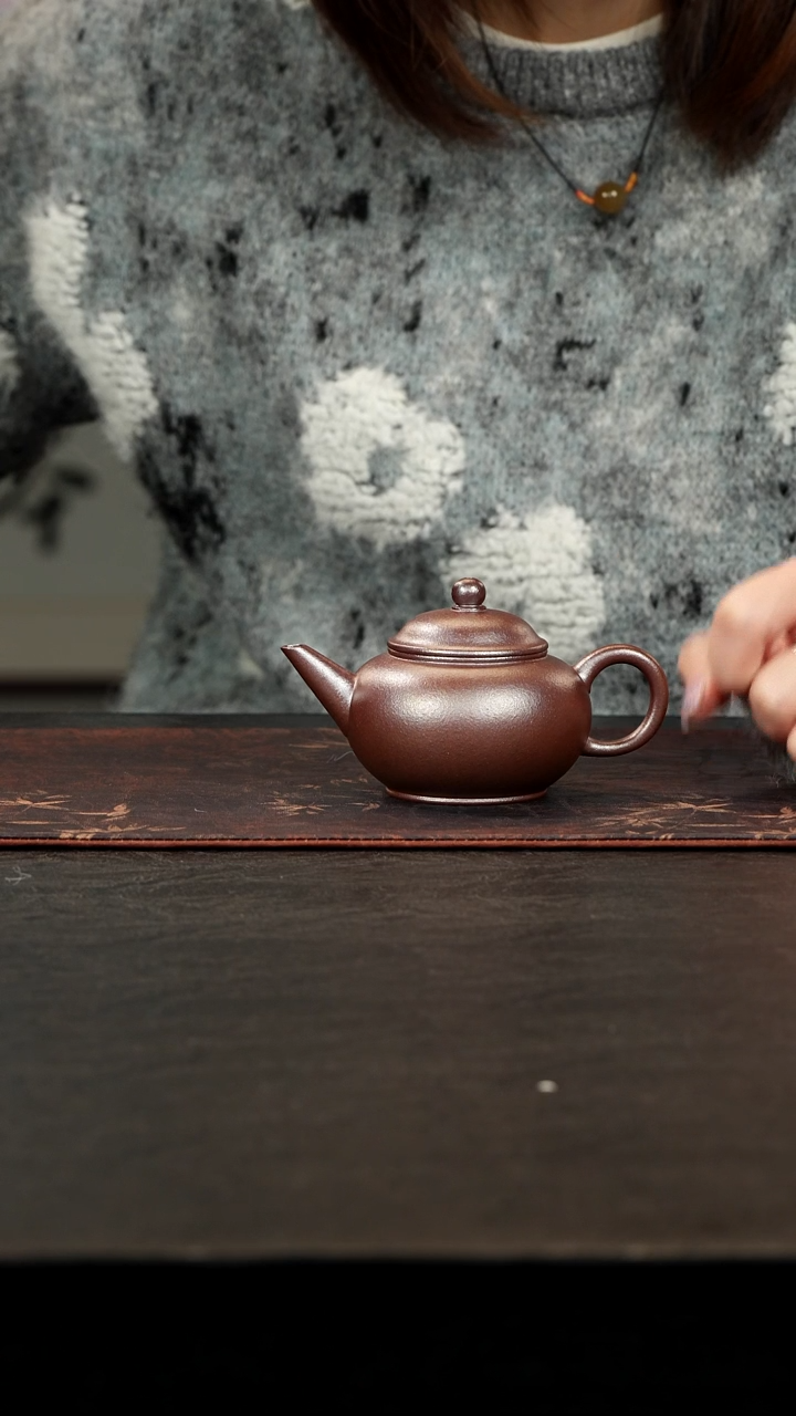 茶壶紫砂柴烧清水泥水平130cc