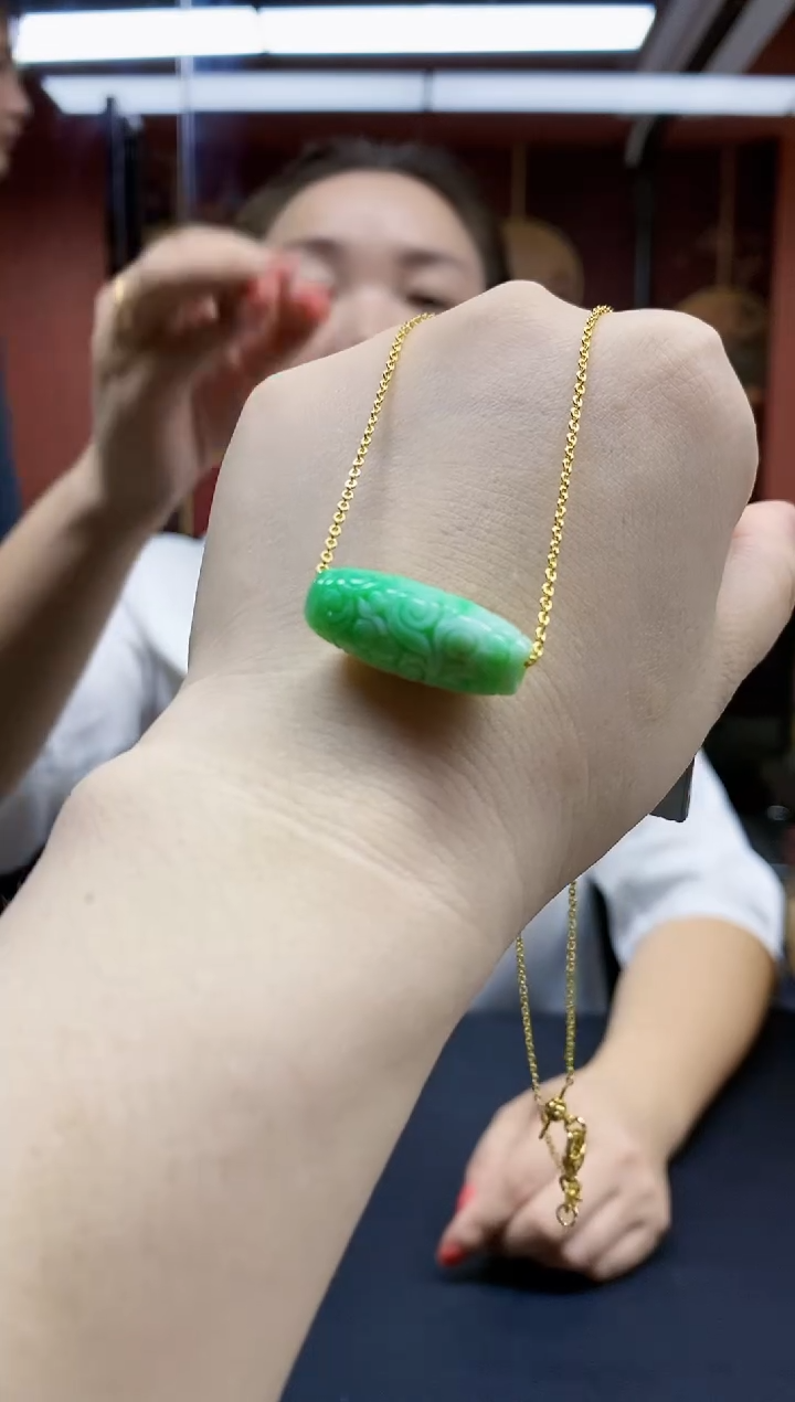 颈饰未镶嵌翡翠翡翠吊坠