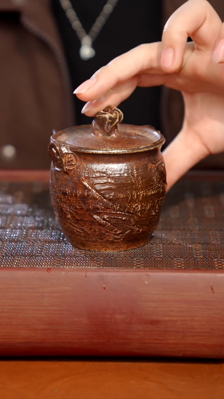 陶瓷奢瓷/瑞寅柴烧茶器（宝瓶） 0242