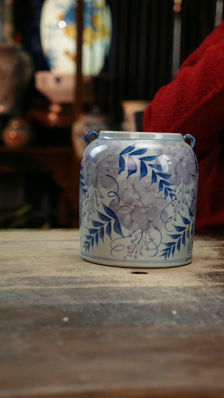 【闪购商品】瓷片景德镇纯手工釉下彩精品花瓶