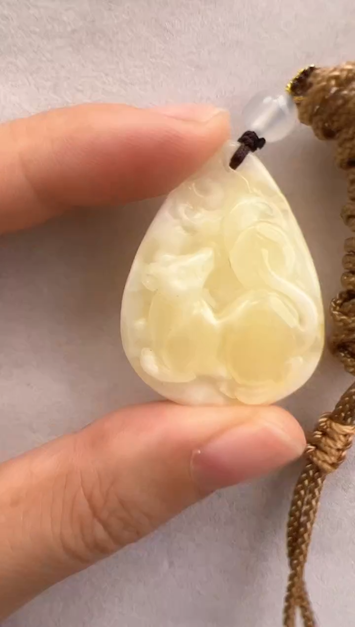 未镶嵌蜜蜡裸石10417131-吊坠