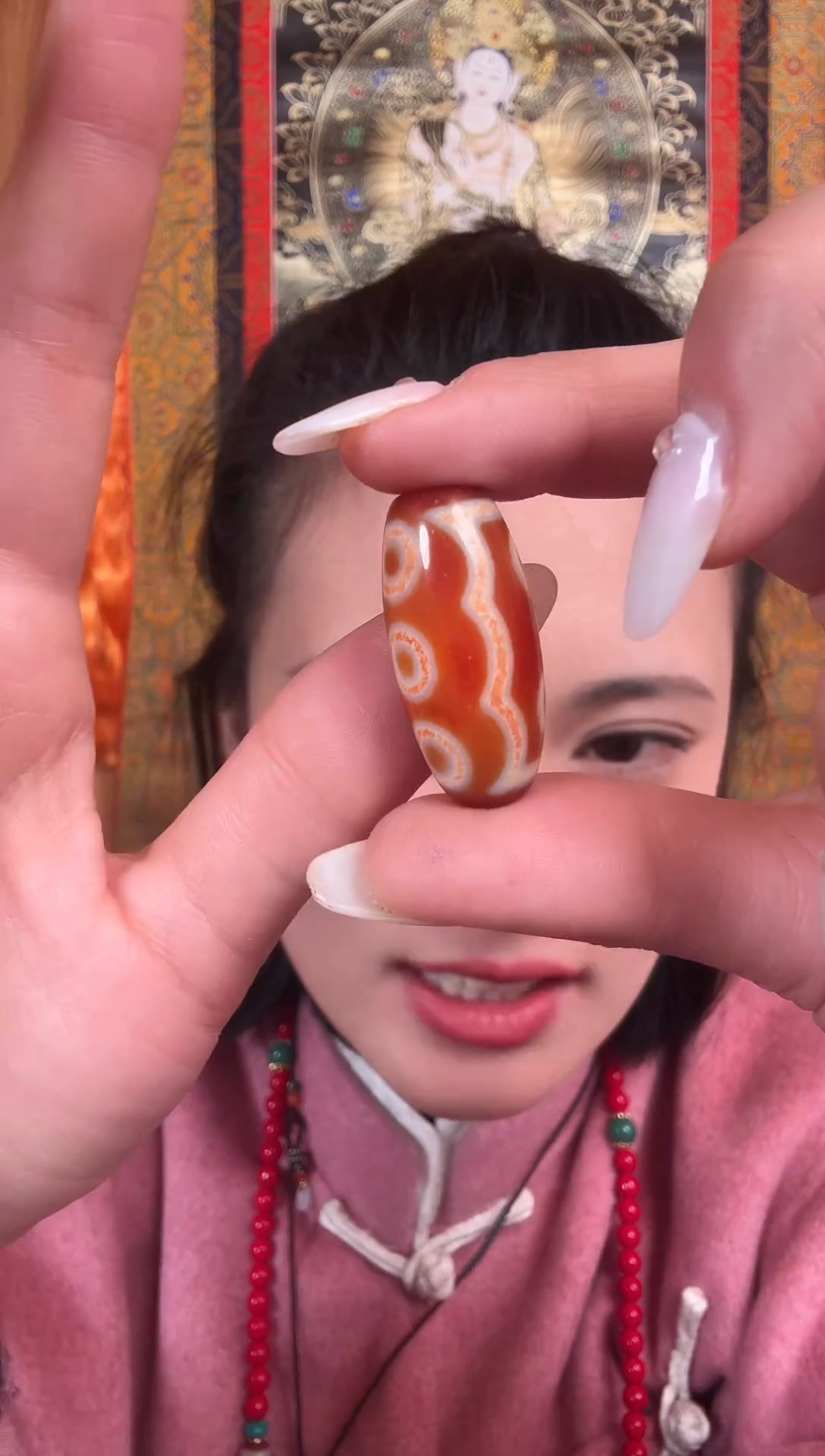 非金属无藏式风格小八眼珠珠