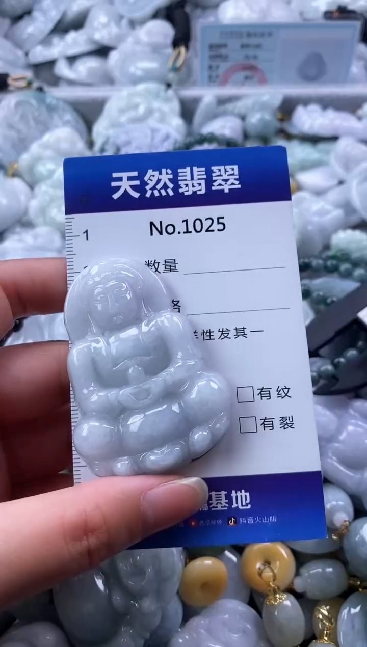 翡翠未镶嵌颈饰缅甸A货翡翠1025