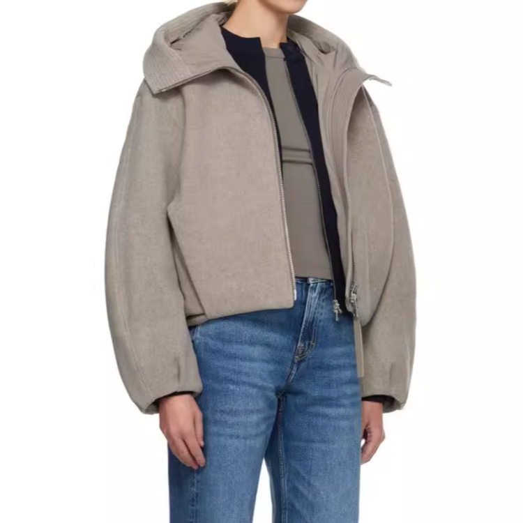 【南后NanHou】2025新款时尚短款连帽羽绒服-2509衣长77