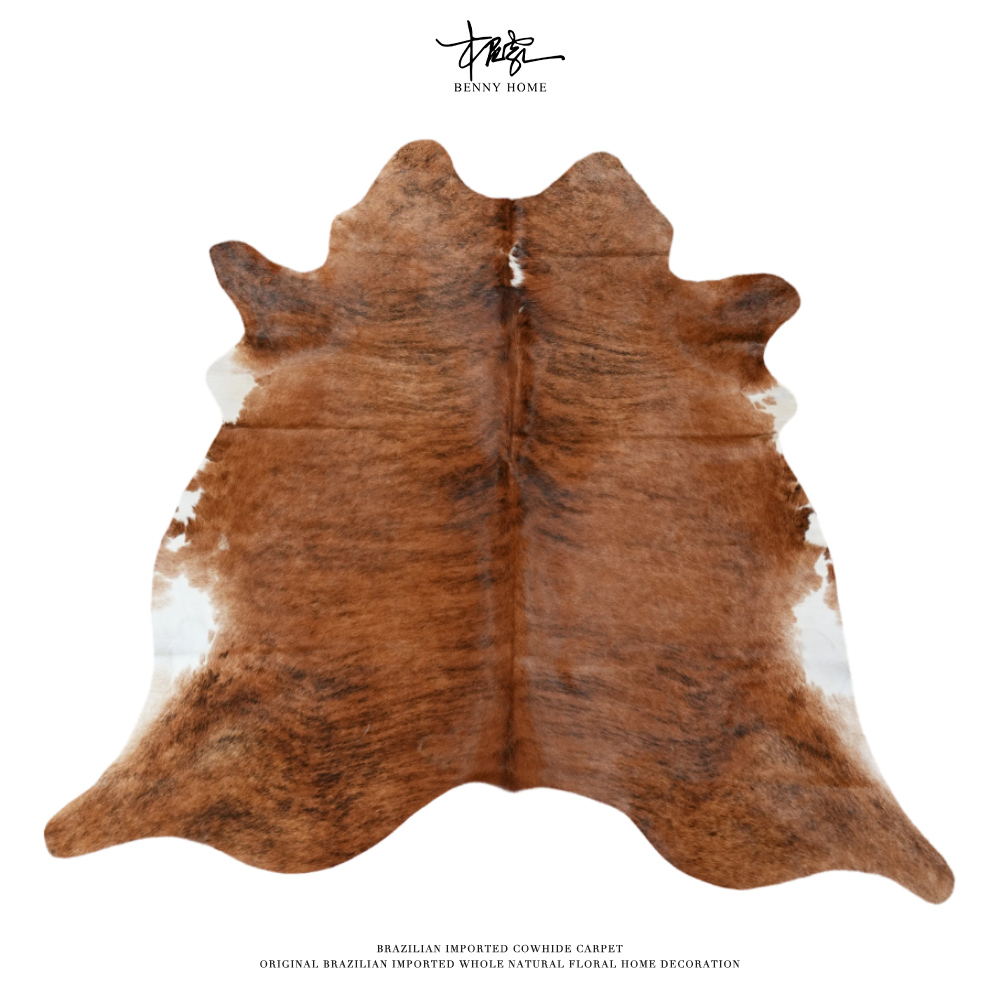 【本尼家】P112轻奢北欧风整张牛皮地毯240*210cm