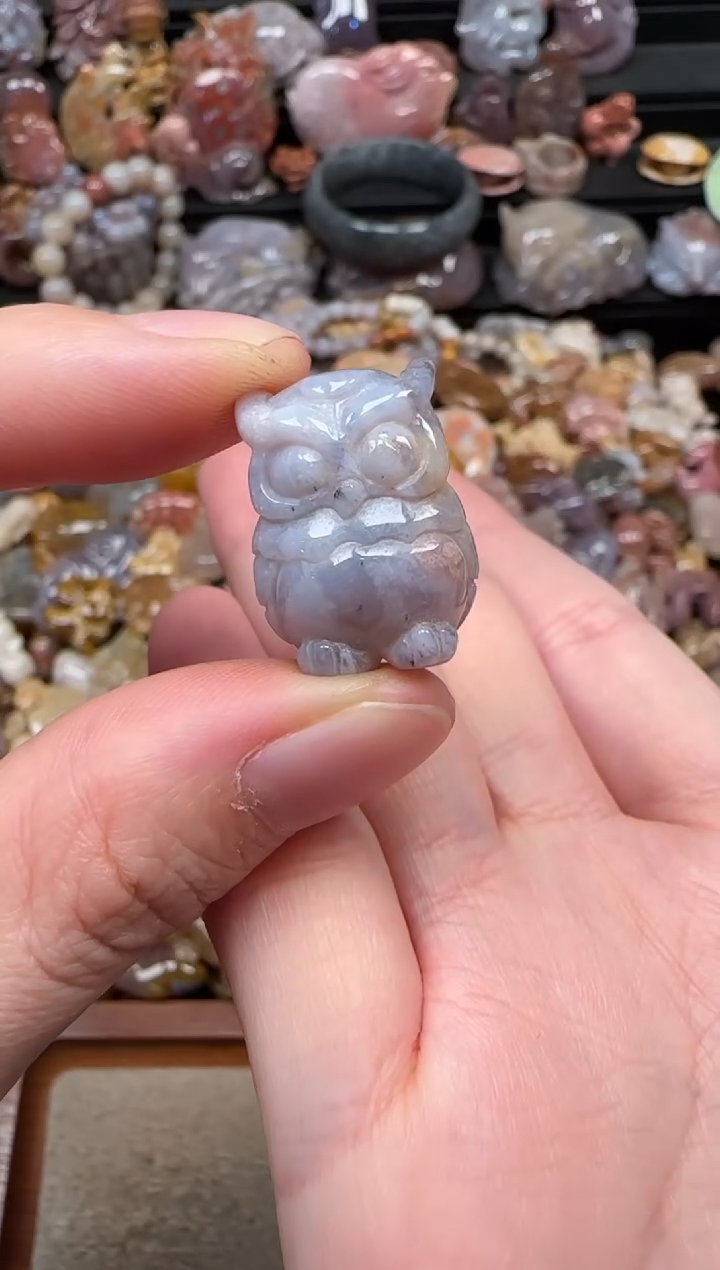 颈饰未镶嵌硅化珊瑚（珊瑚玉）040