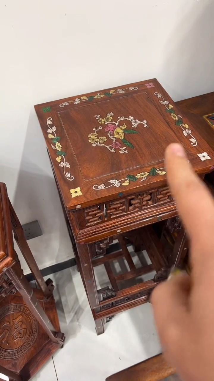 【闪购商品】木喜鹊登梅花架花架