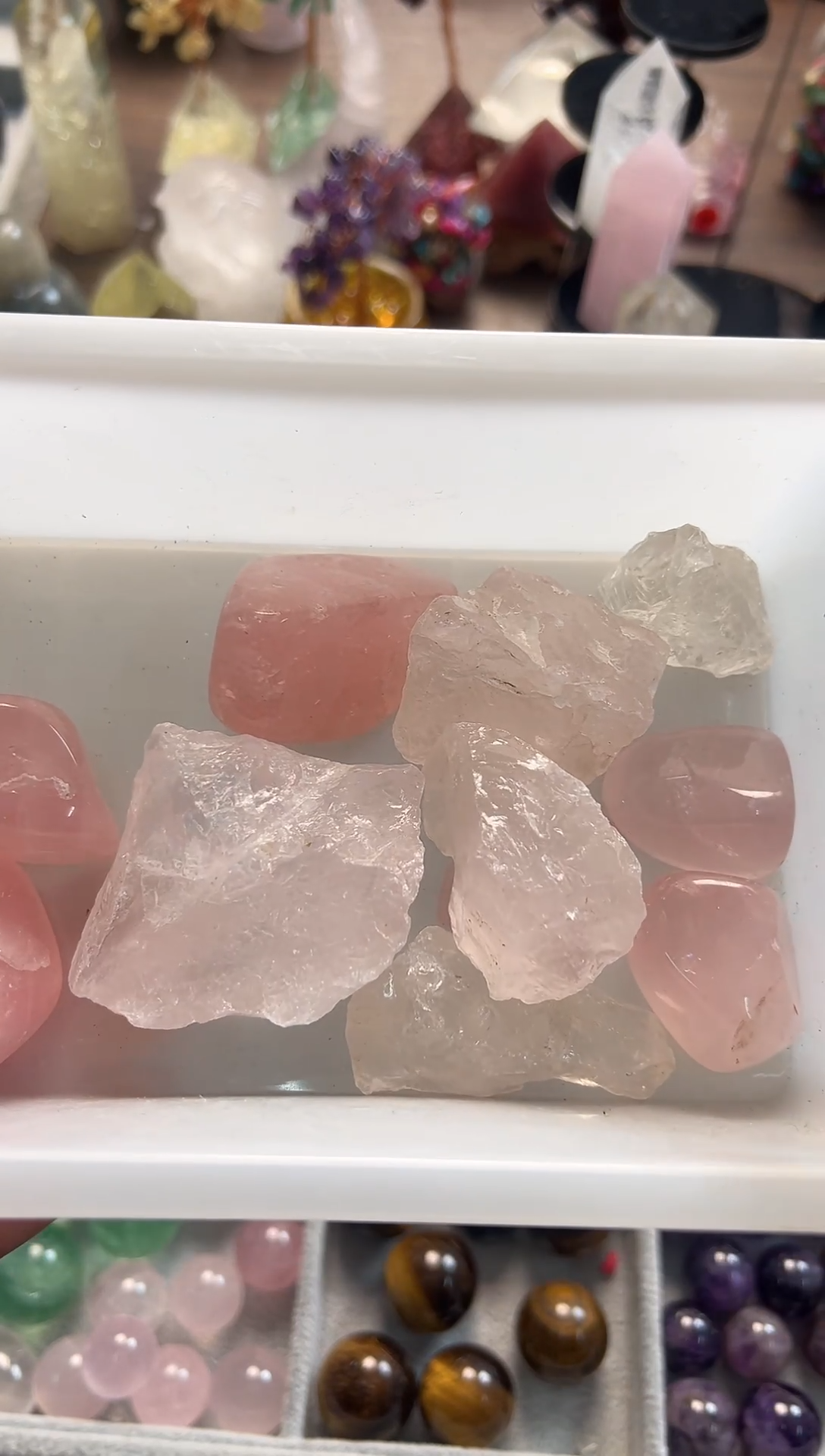 未镶嵌珠宝半成品水晶S061 拍一发二