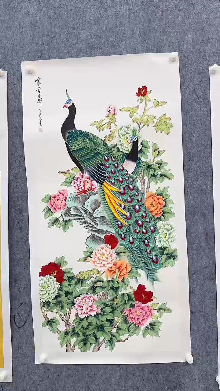 国画吴昌鸣8平尺国画作品
