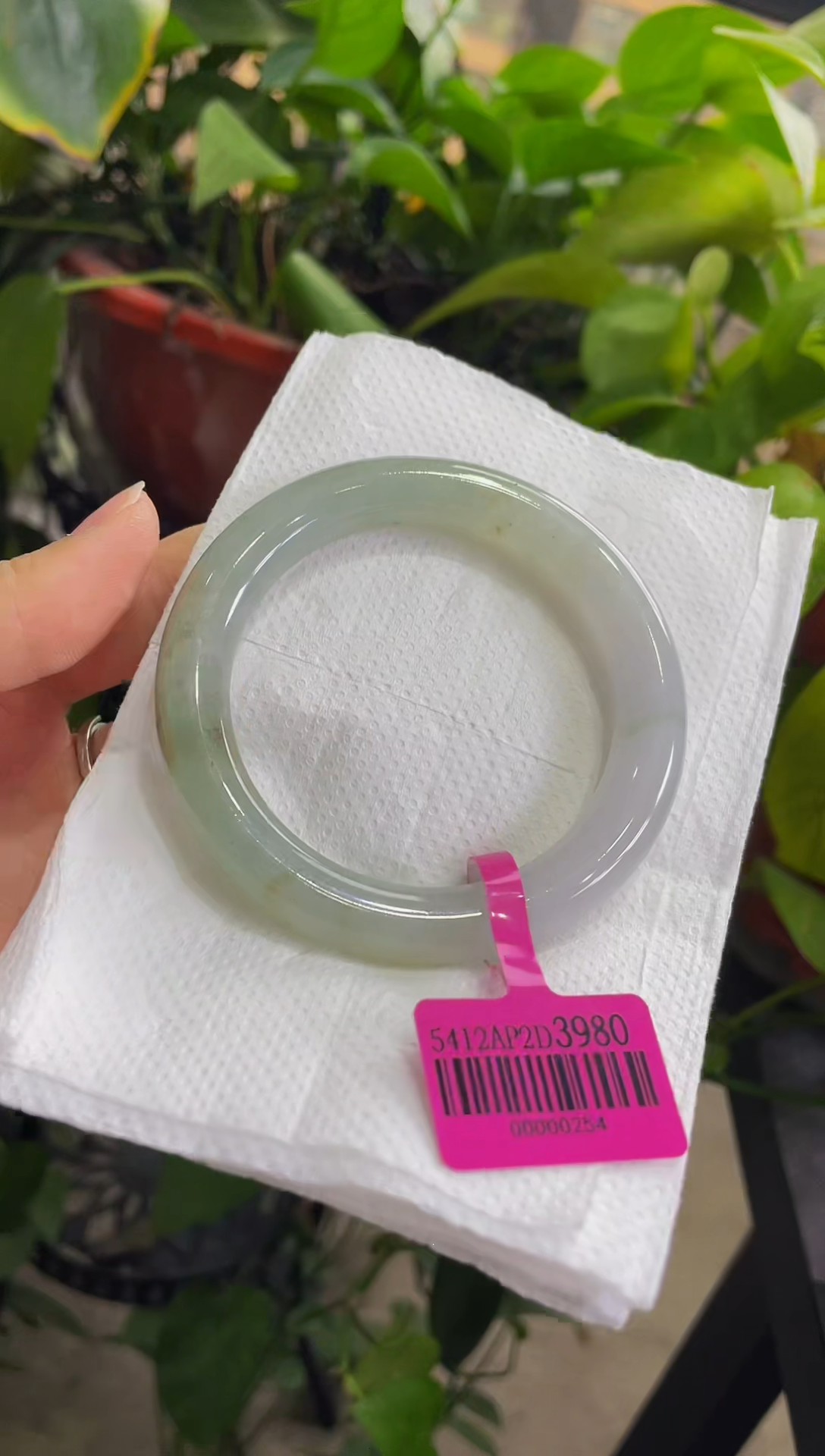 翡翠未镶嵌手镯312手镯54.7