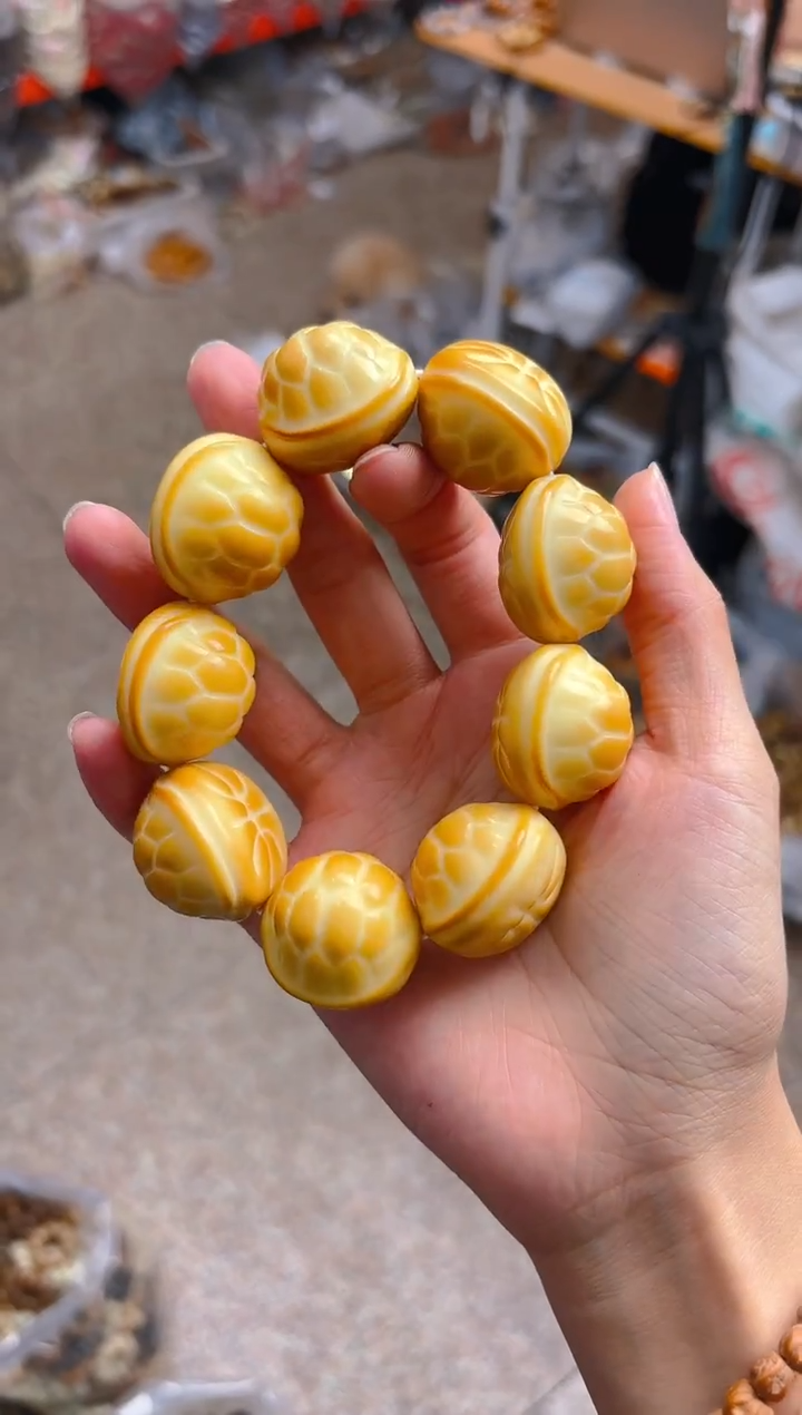 吊坠菩提根/象牙果超级大富甲单圈