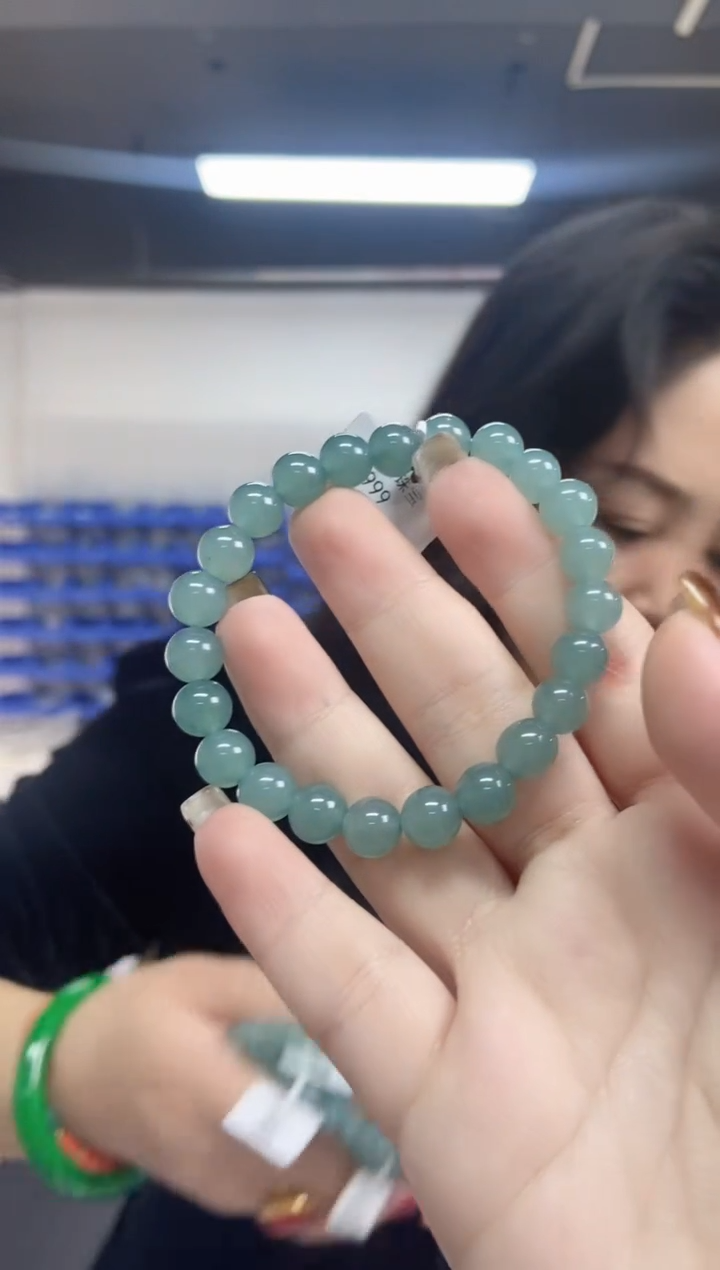 【闪购商品】翡翠手串未镶嵌多样性发其一颜色微差