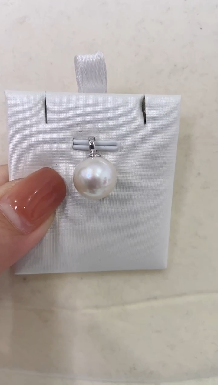 【闪购商品】淡水珍珠LL银S925镶嵌珍珠吊坠@@c1213