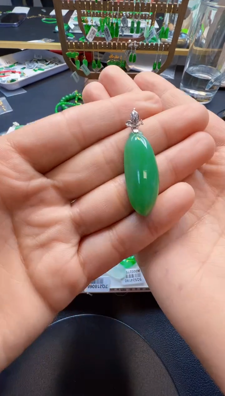【闪购商品】定制翡翠18K金镶嵌4980元