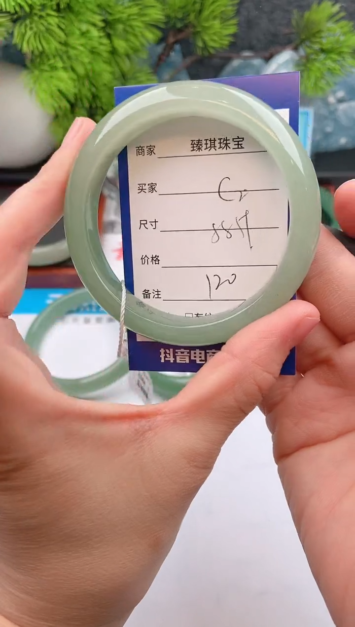 【闪购商品】石英质玉手镯未镶嵌c2东陵玉微色差