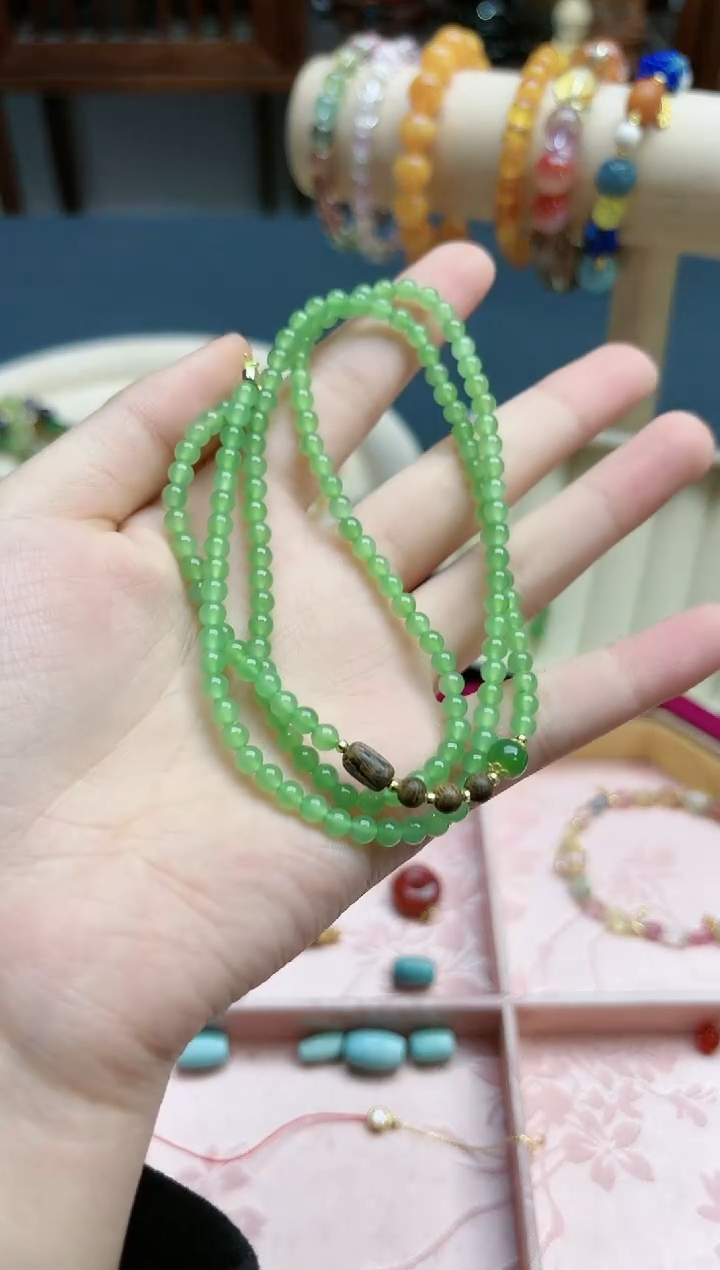 【闪购商品】和田玉项链18K金镶嵌18k金和田玉项链*1 XEZ