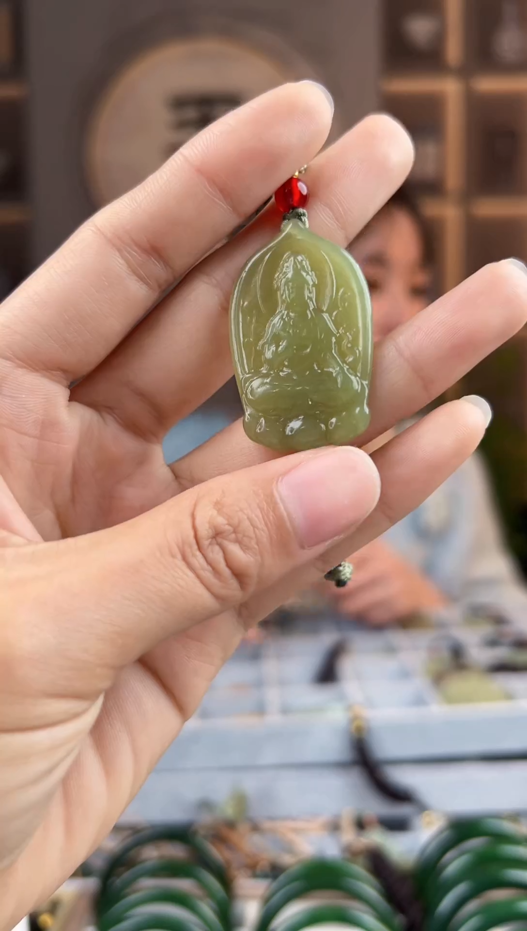 颈饰未镶嵌和田玉拍一发一，拍一发一