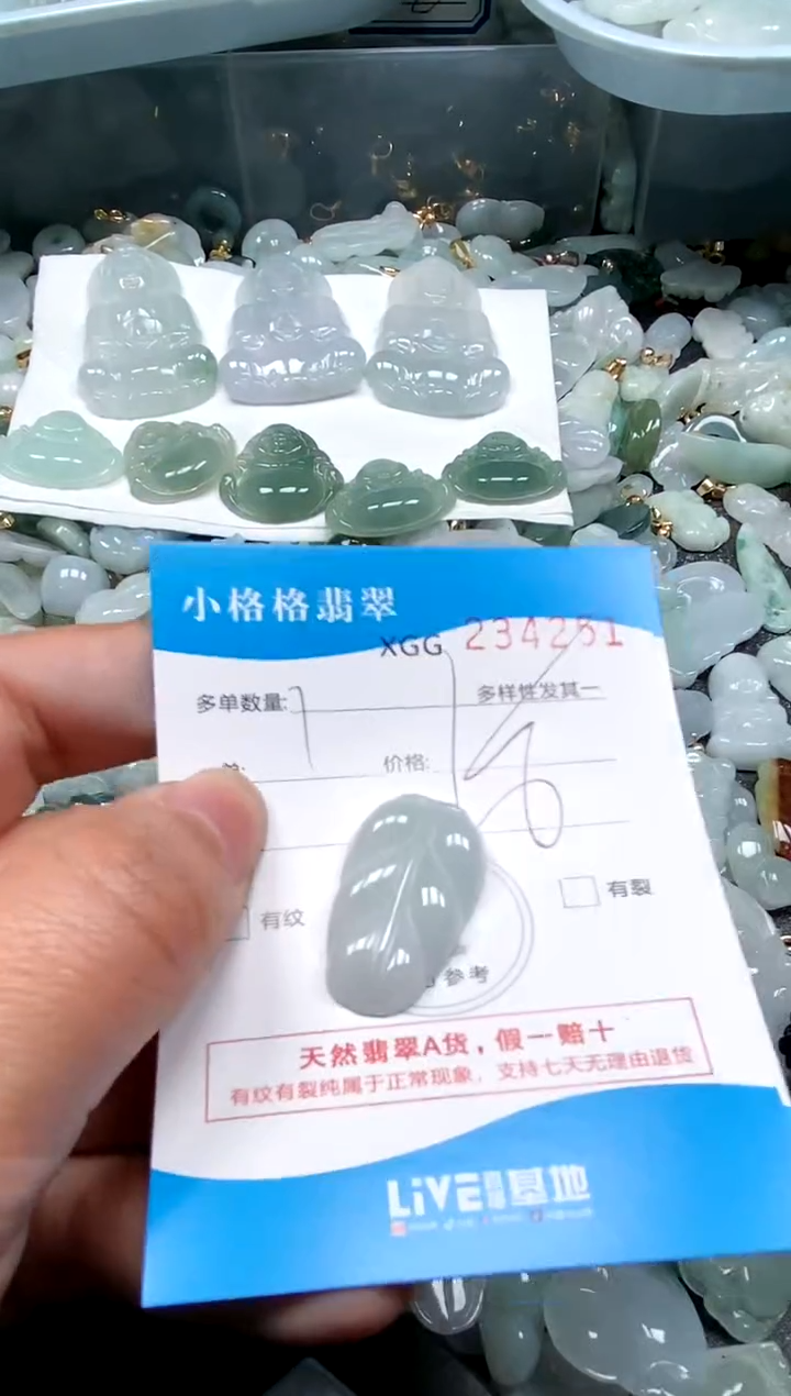 【闪购商品】翡翠颈饰未镶嵌闪购商品0234251