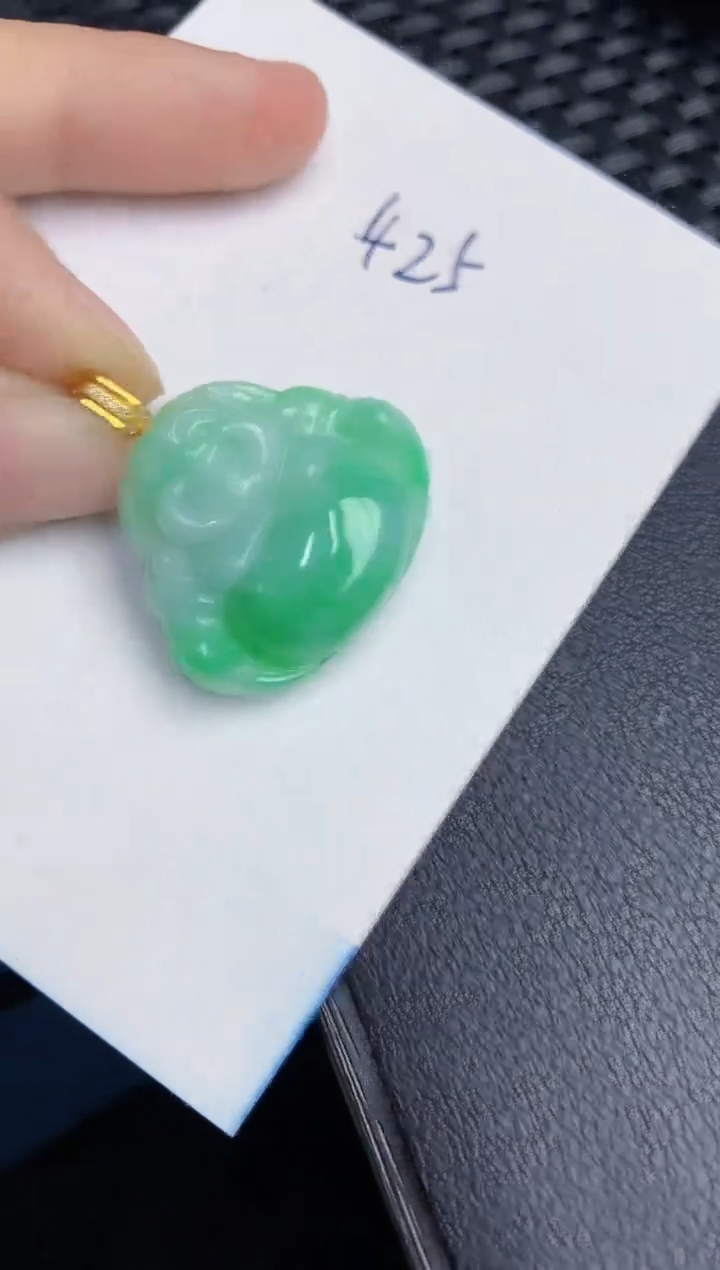 【闪购商品】翡翠颈饰18K金镶嵌000000000