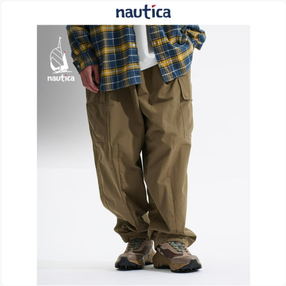 Nautica White Sail汤本弘通监制日系中性潮流休闲裤HYPW4423