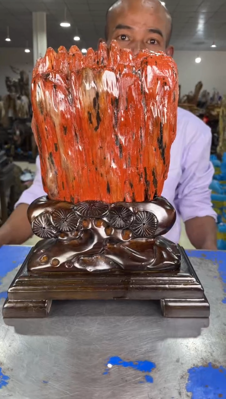 【闪购商品】硅化玉摆件未镶嵌53