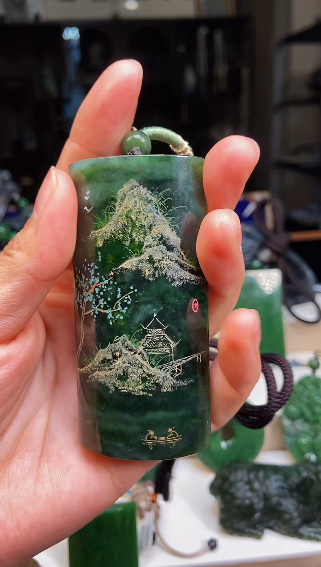 【闪购商品】和田玉挂件未镶嵌1