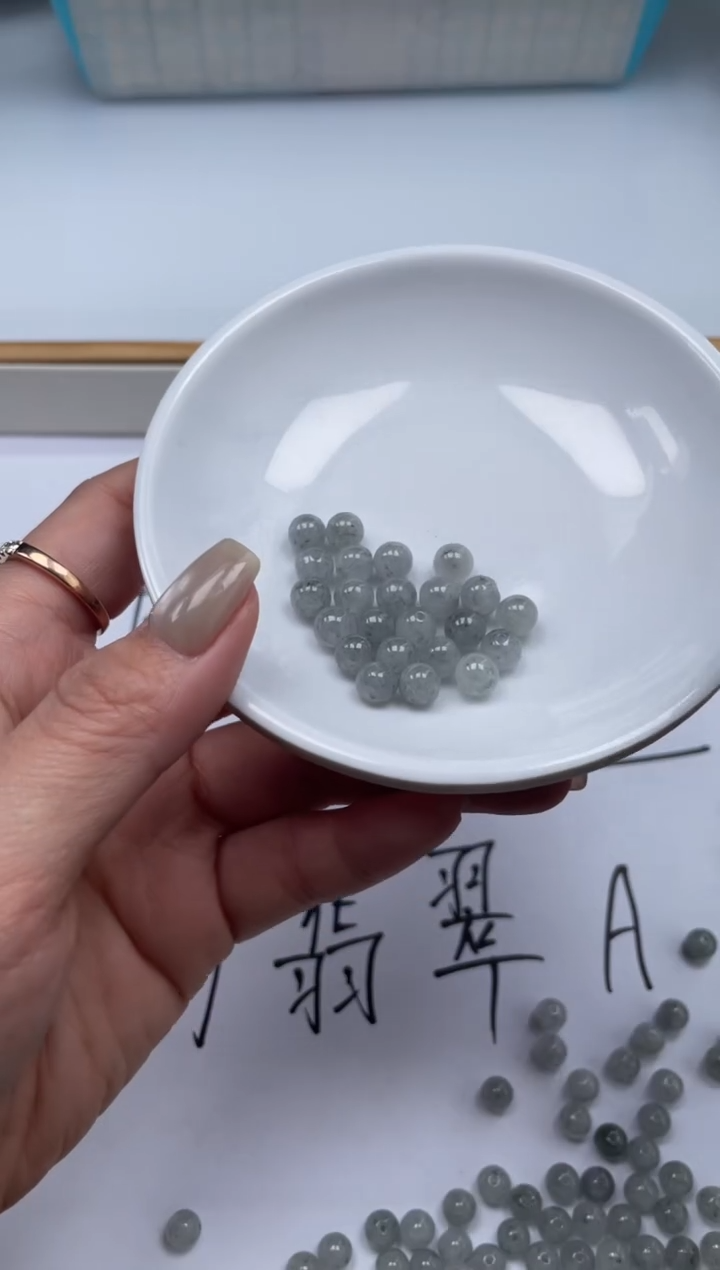 翡翠散珠未镶嵌直播福利翡翠平安扣1可