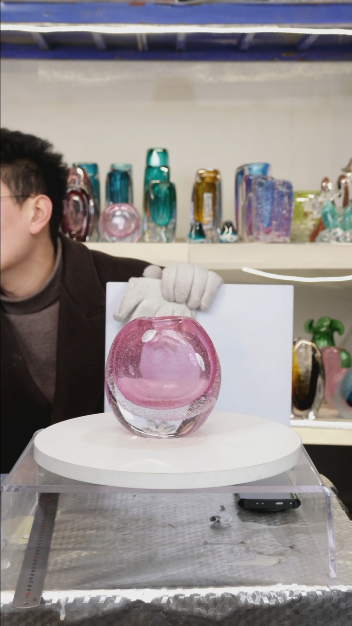 【闪购商品】琉璃【幻彩】高13精品琉璃微瑕福利