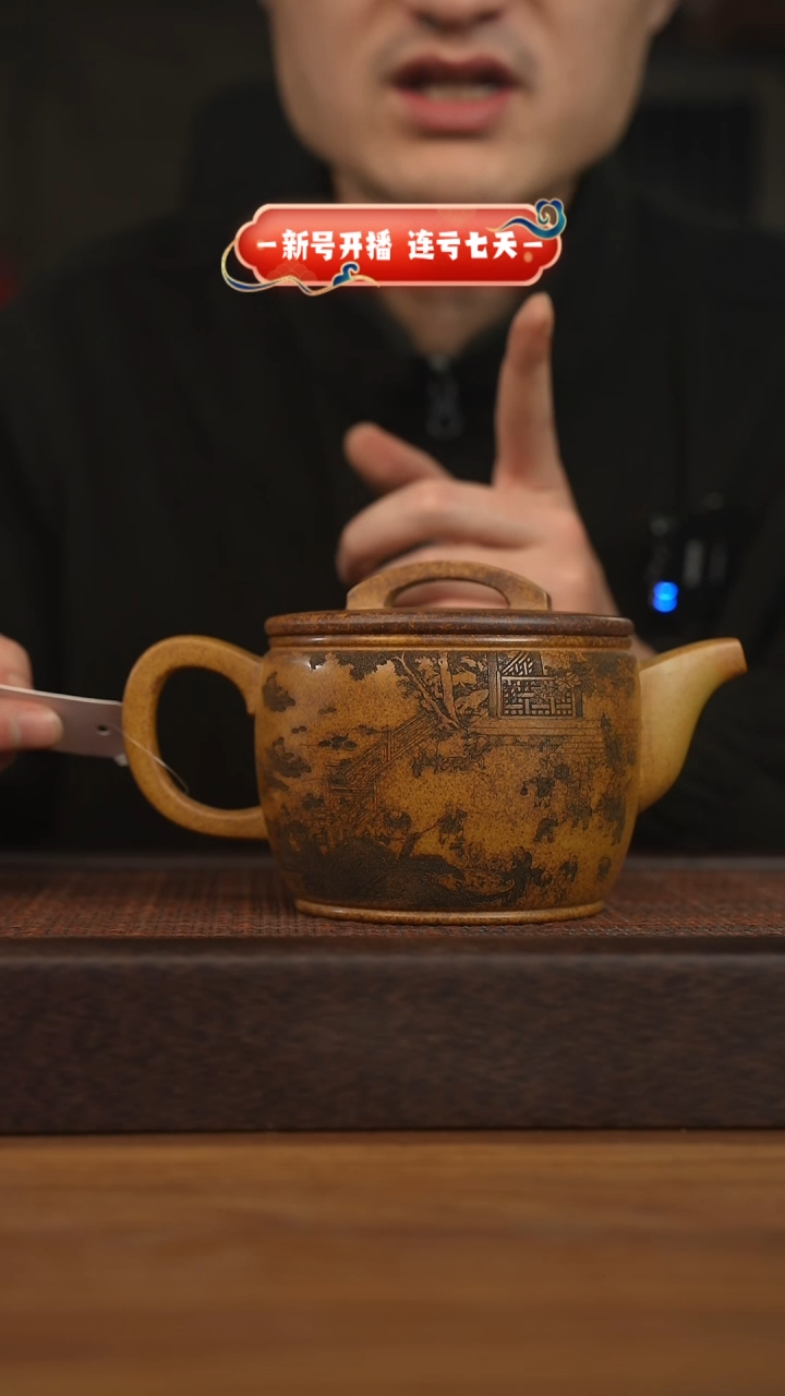 【闪购商品】紫砂茶壶宜兴原矿紫砂壶H3346