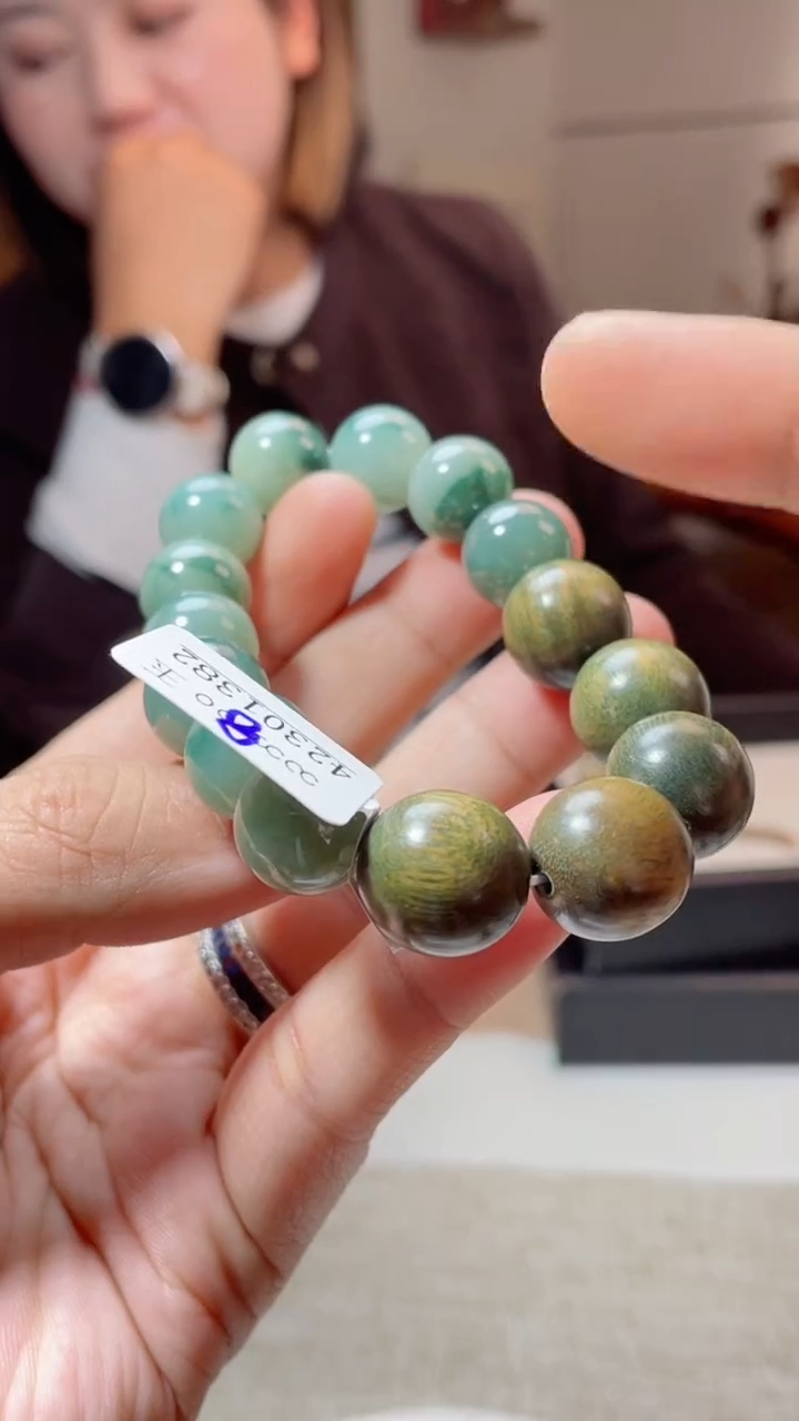 未镶嵌手链翡翠珠串