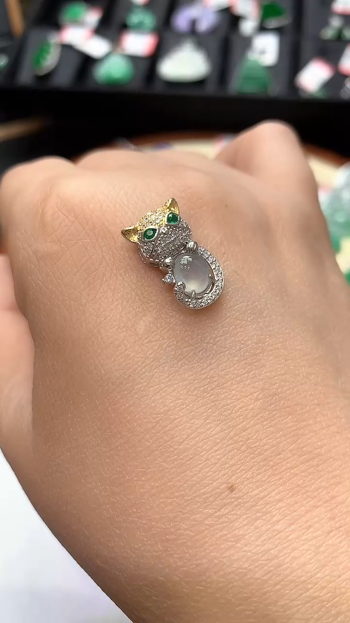 【闪购商品】翡翠吊坠(不含链)未镶嵌天然A货翡翠